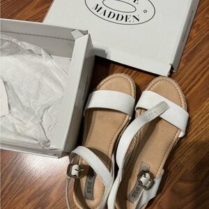 Steve Madden White Women's Sandals